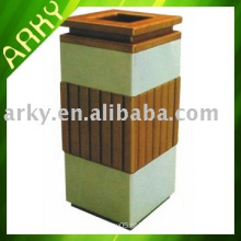 Boa qualidade Wooden Indoor Rubbish Bin